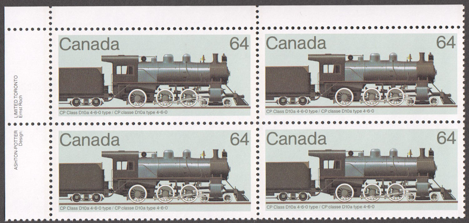 Canada Scott 1039 MNH PB UL (A7-5) - Click Image to Close